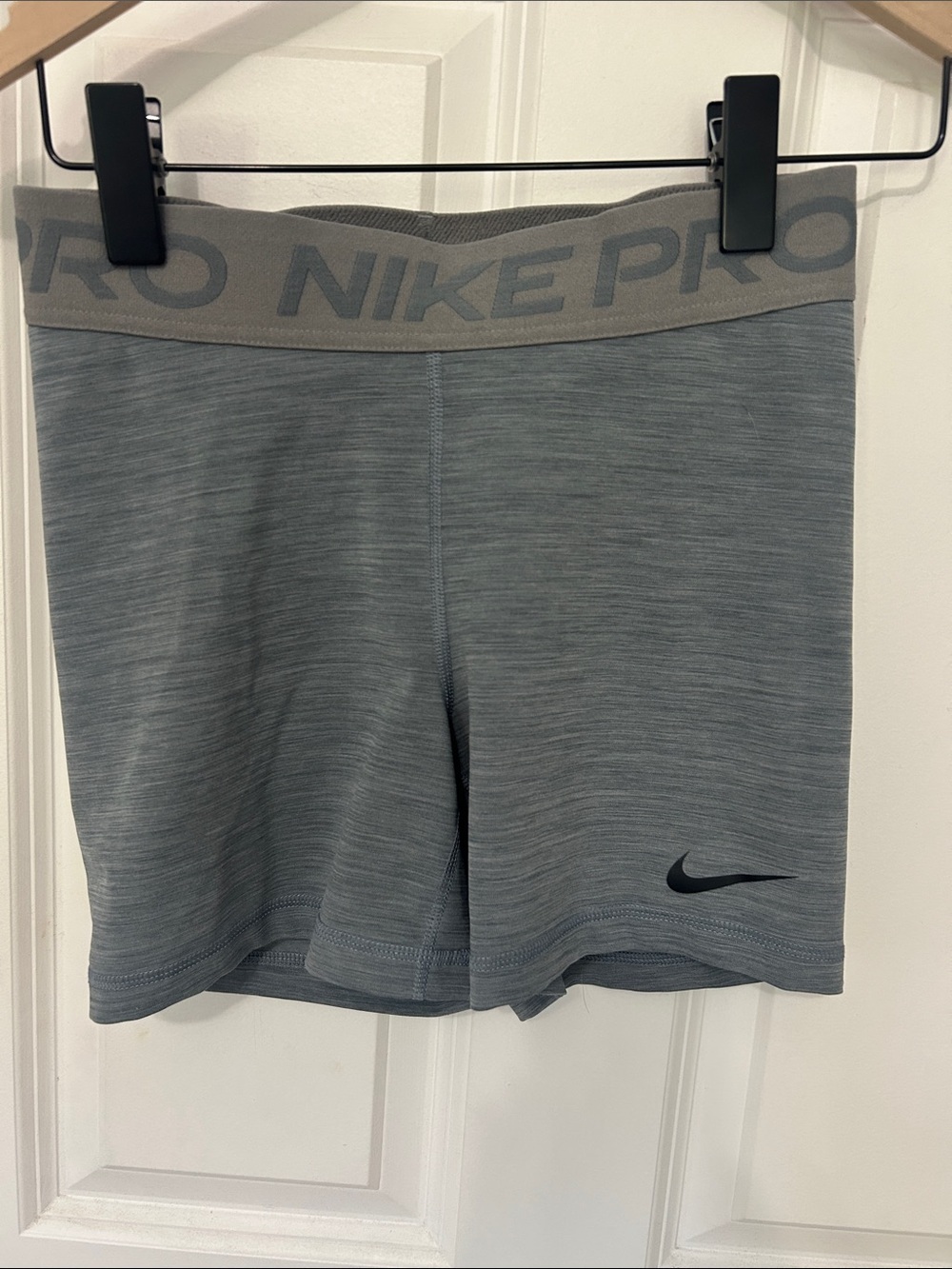 Nike Pro Dri Fit Training Shorts size medium grey